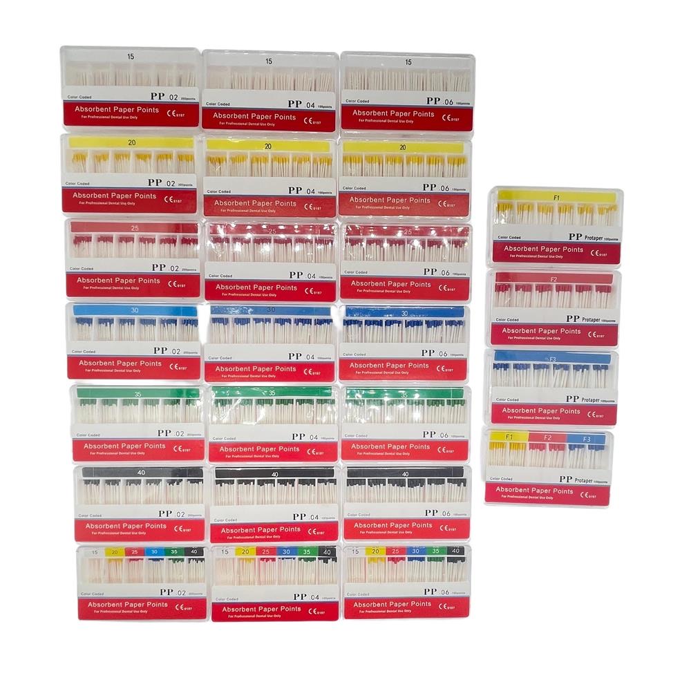Absorbent Paper Points Without Mark